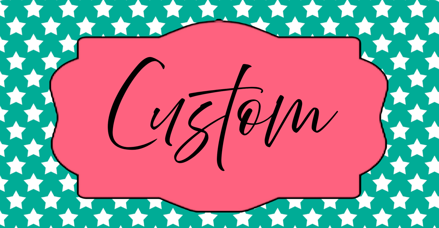 Custom Stars License Plate