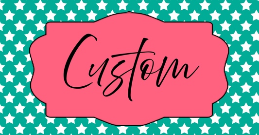 Custom Stars License Plate