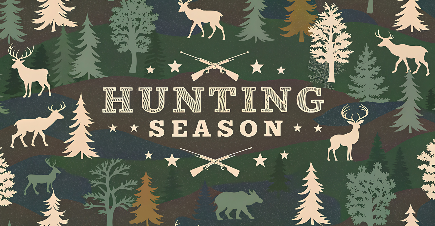 Hunting Season License Plate