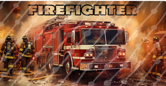 Firefighter License Plate