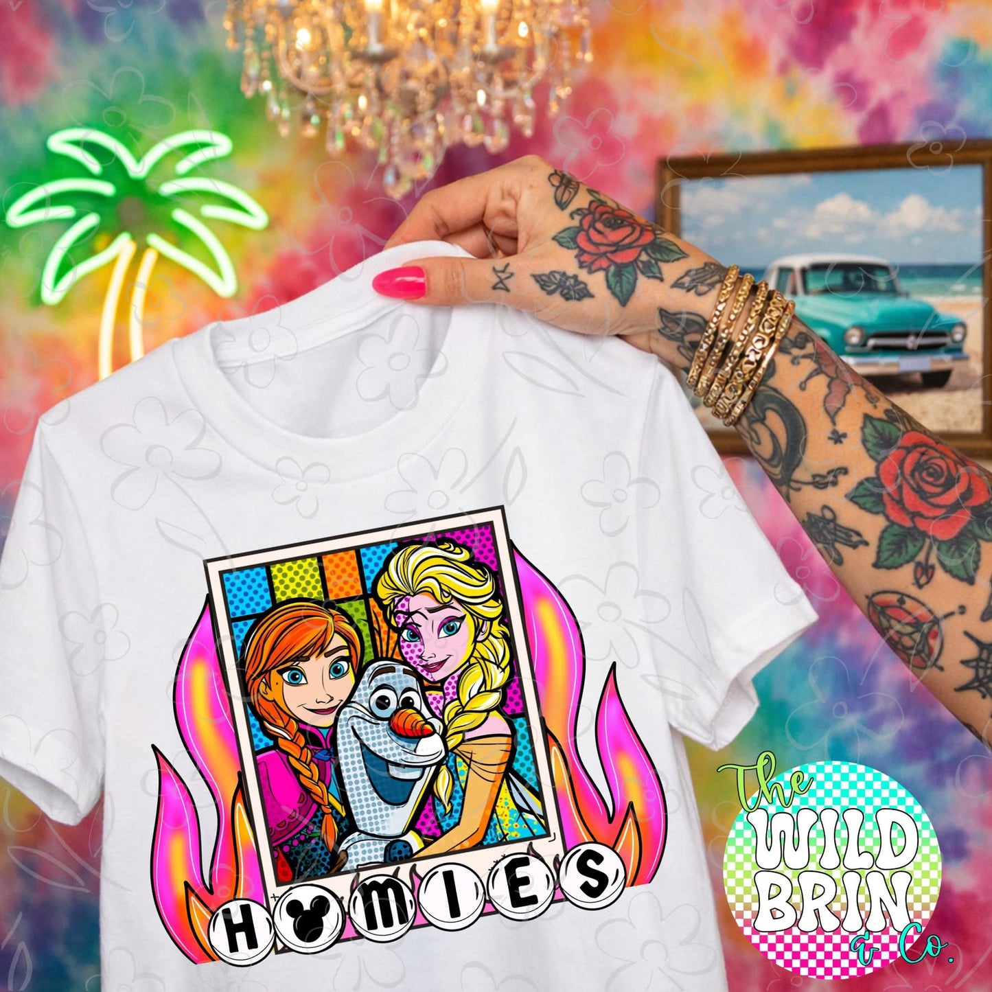 HOMIES - BEST FRIENDS Trucker Hats, Shirts & Transfers