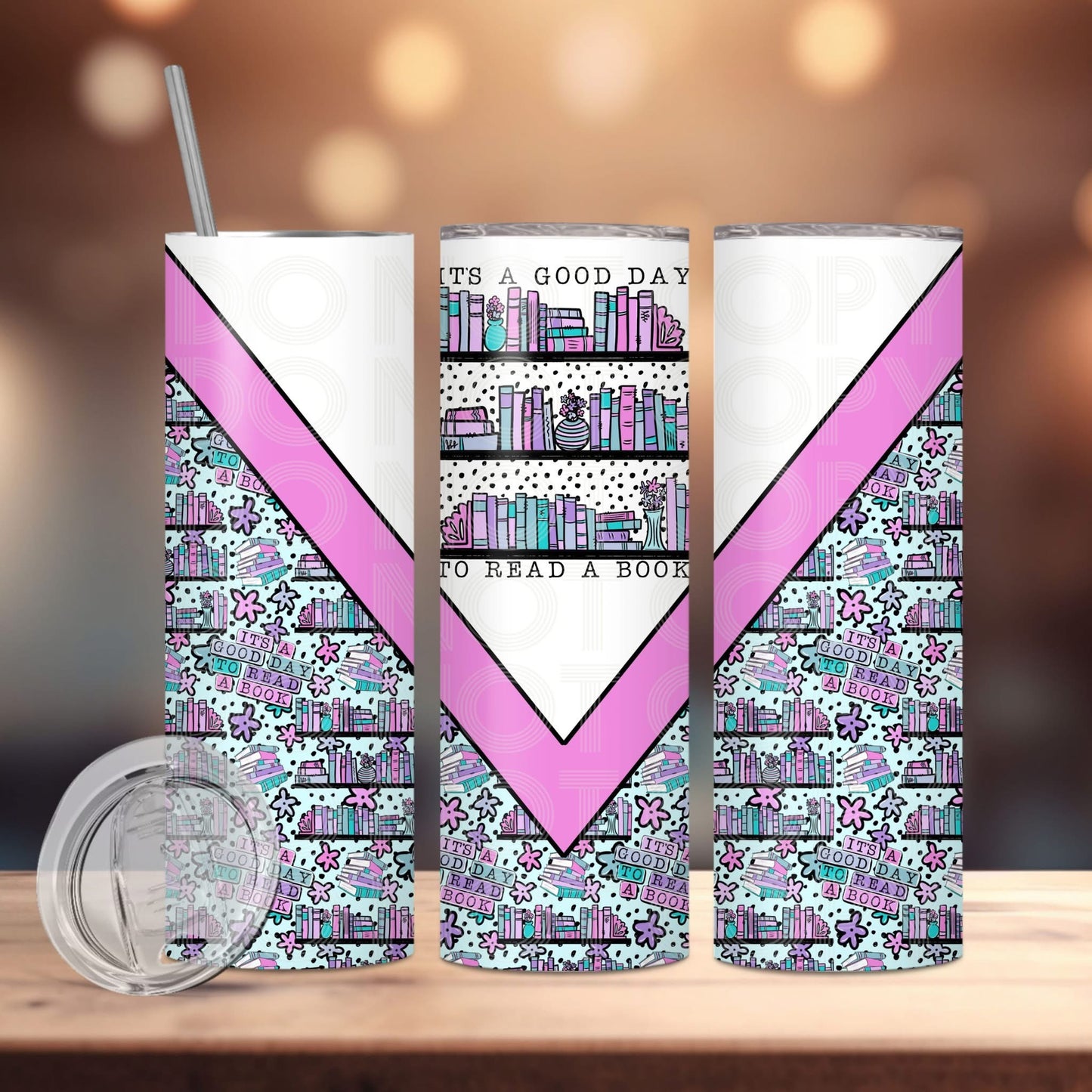 20oz It's A Good Day to Read A Book Tumbler