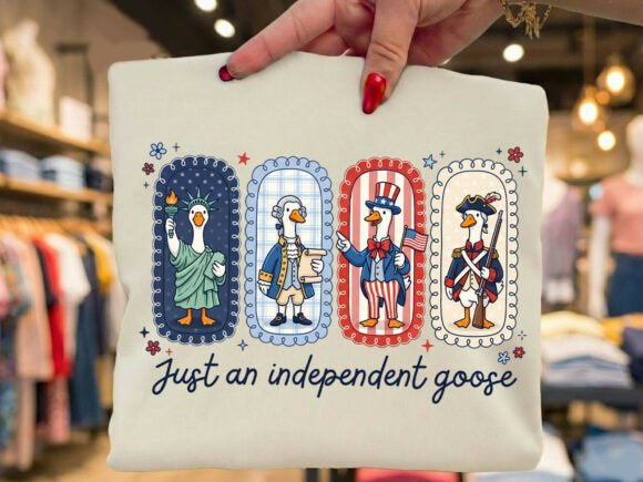 Independent Goose -Shirts - Hats - DTF Ready to Press Transfers