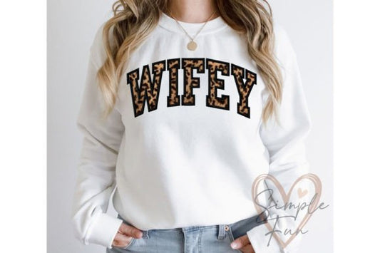 Embroidery Applique Wifey