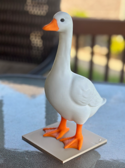3D Printed Desktop Goose - 8 inch