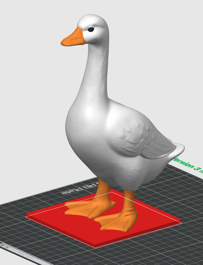 3D Printed Desktop Goose - 8 inch
