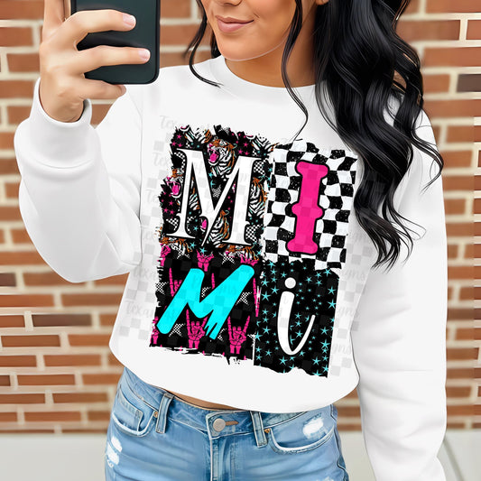 MIMI CHECKERED STACKED