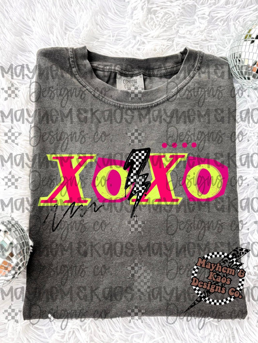XOXO CHECKERED LIGHTNING