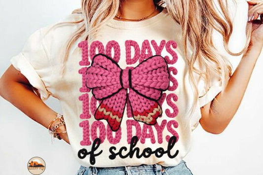 100 DAYS CROCHET YARN BOW