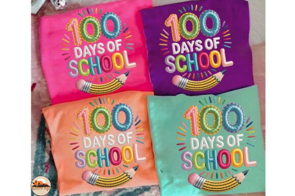 100 DAYS OF SCHOOL TEACHER FAUX YARN
