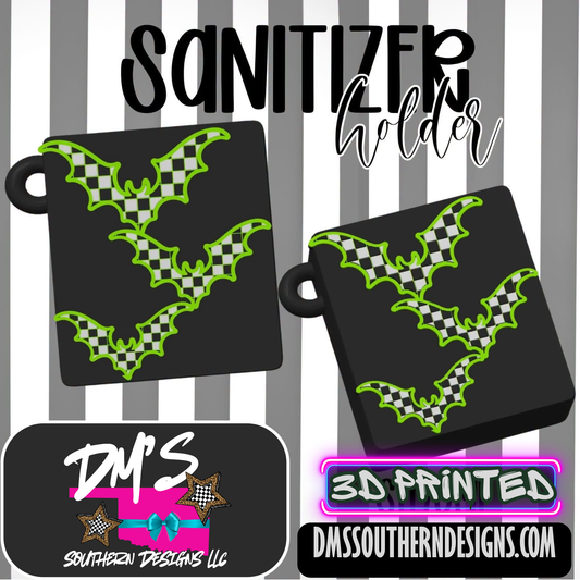 Bat Checker Sanitizer Holder Keychain Case