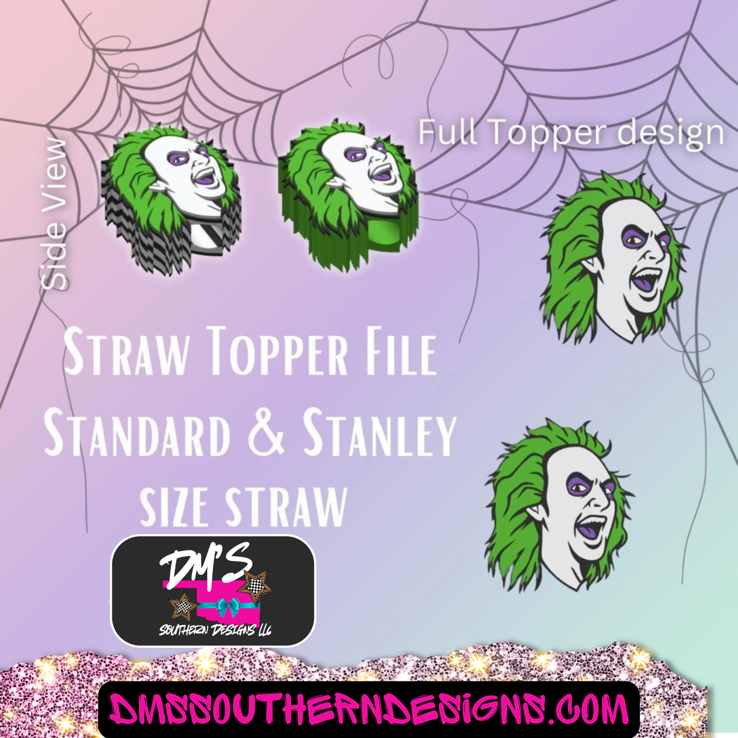 Beetle Guy Straw Topper