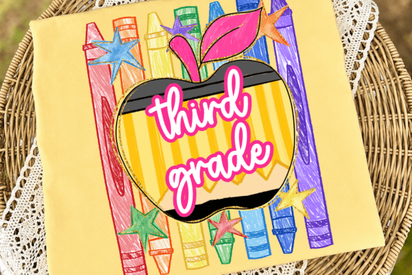 APPLE & CRAYONS - FIRST DAY OF SCHOOL - BACK TO SCHOOL