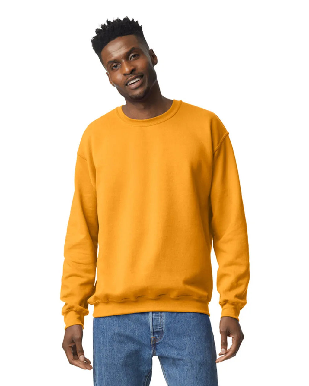 CLOWN FACE PENNY*WISE WE ALL FLOAT SWEATSHIRT OR HOODIE - GOLD GILDAN
