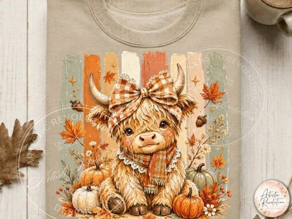 FALL HIGHLAND COW