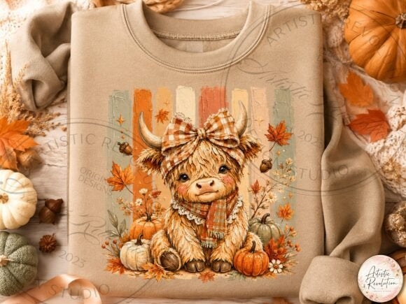 FALL HIGHLAND COW