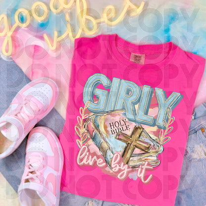GIRLY HOLY BIBLE LIVE BY IT