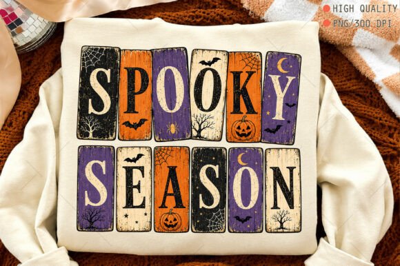 Vintage Halloween Spooky Season Sign