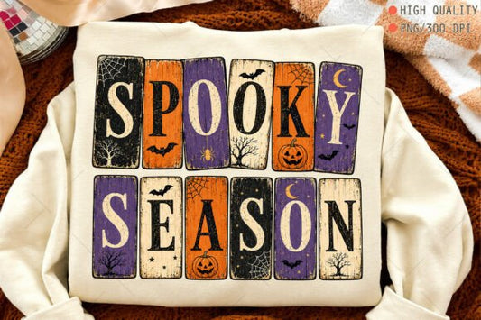 Vintage Halloween Spooky Season Sign