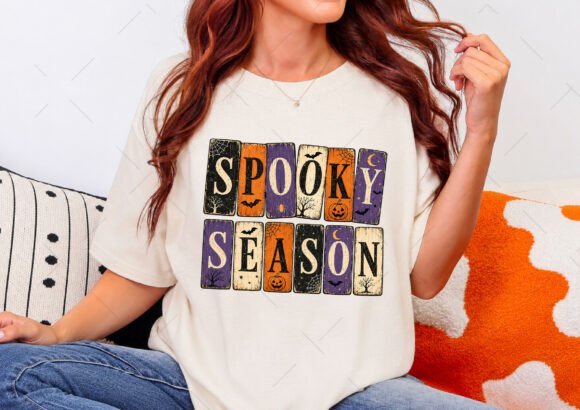 Vintage Halloween Spooky Season Sign