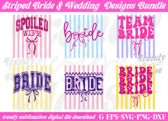 Stripped Bride & Wedding Designs