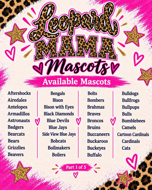 Leopard Mama Mascots Part 1 of 5