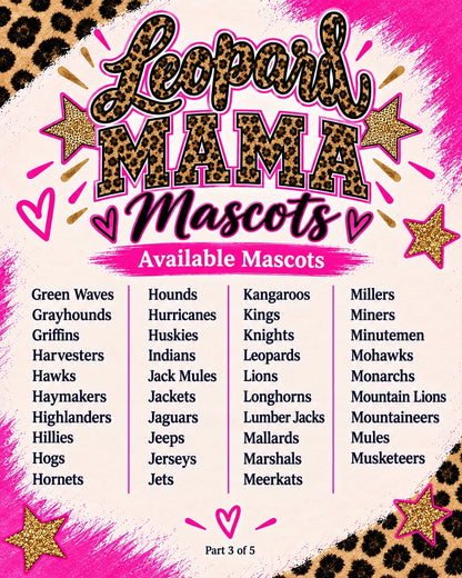 Leopard Mama Mascots Part 3 of 5
