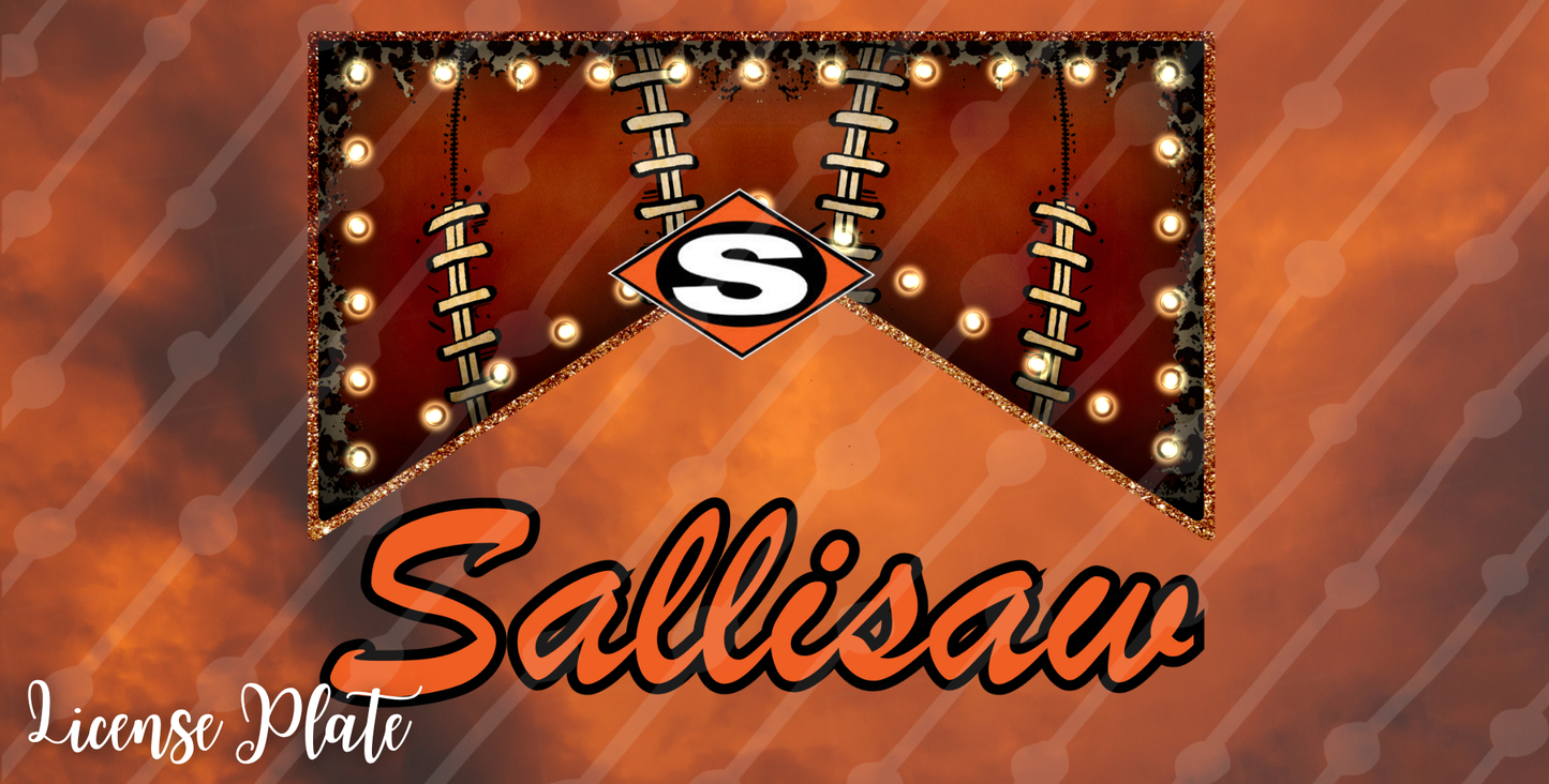 SALLISAW FOOTBALL MARQUEE - BLACK DIAMONDS