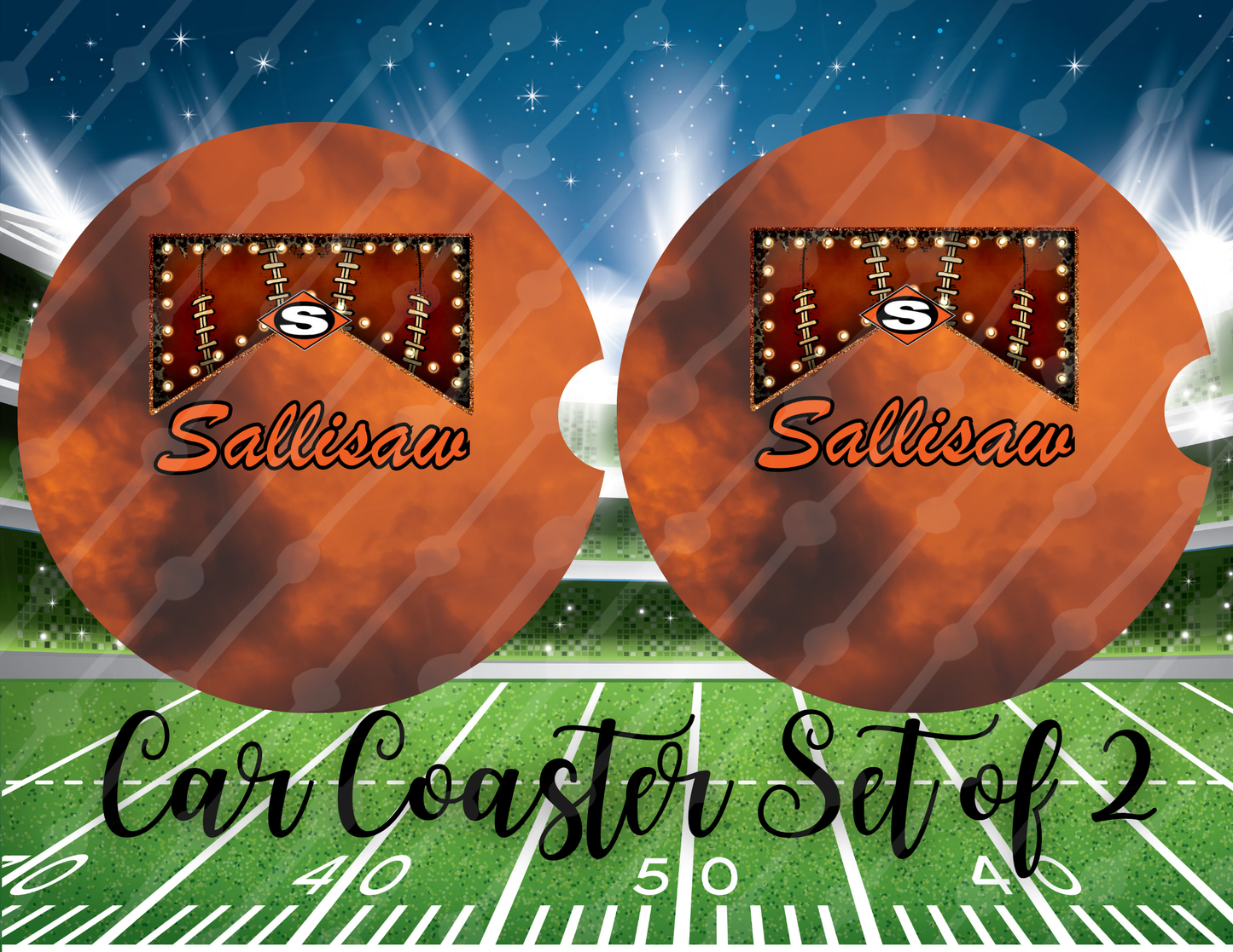 SALLISAW FOOTBALL MARQUEE - BLACK DIAMONDS
